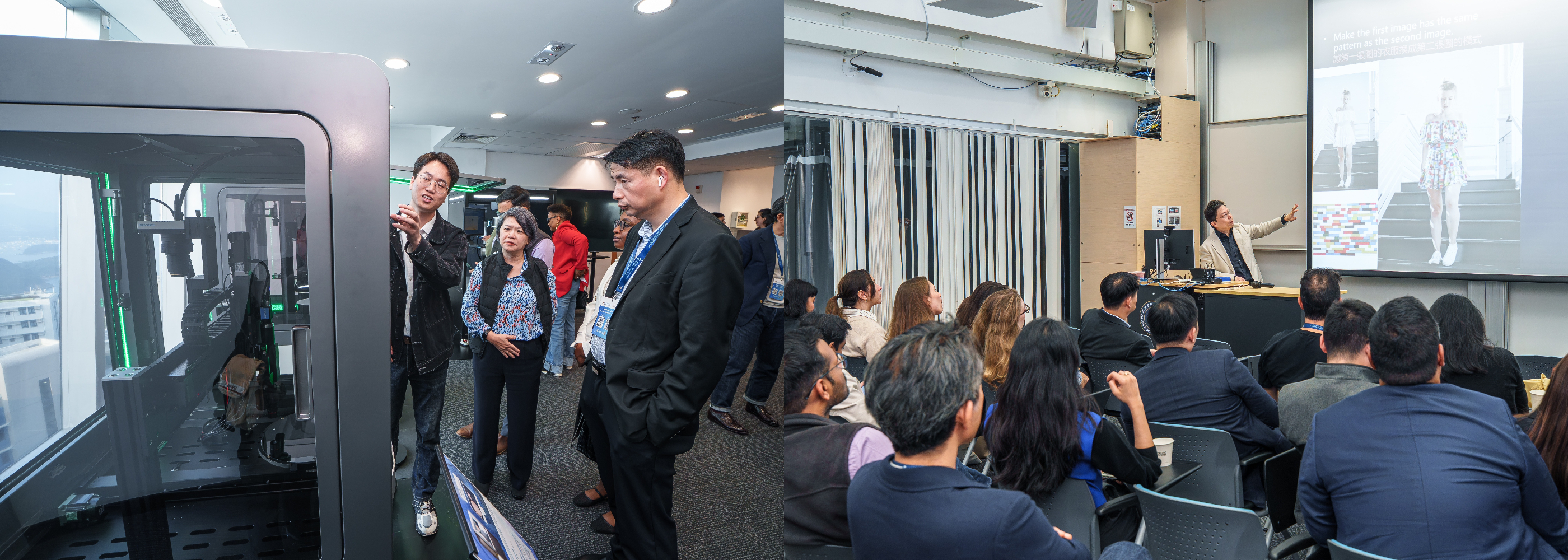 At the HKUST Von Neumann Institute, participants were impressed by the cutting-edge demostrations of AI innovation.