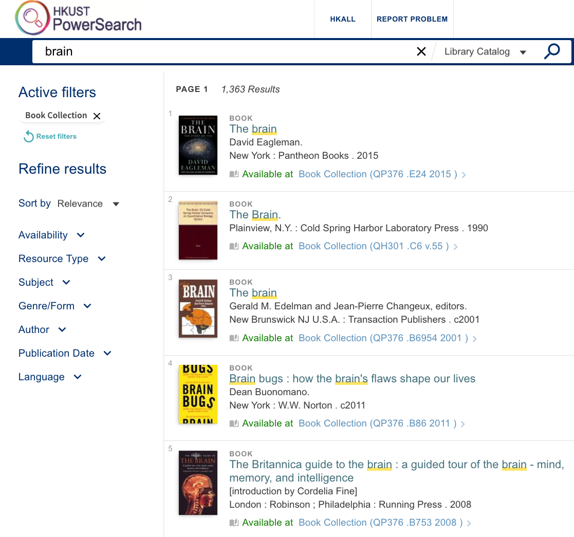 An Updated Library Catalog – The New PowerSearch