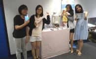 (From left) Karen Shuk Kwan Yau and Lilian Ka Lai Tsang, both from HKUST, and Simei Wen and Rong Lin, both from CAA. 