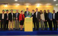 From left: Director of HKUST’s GREAT Smart Cities Center Prof. Lo Hong-Kam, Associate Vice-President for Knowledge Transfer and Dean of HKUST Fok Ying Tung Graduate School Prof. Enboa Wu, Associate Vice-President for Research & Development Prof. Charles Ng, Director of Interdisciplinary Programs Office and Acting Dean of Students Prof. King Chow, Head of HKUST’s Sustainability Unit Mr. Davis Bookhart, Vice-President for Research & Development Prof. Nancy Ip, President Prof. Wei Shyy, Acting Provost Prof. Po