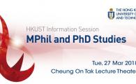 HKUST Information Session - MPhil and PhD Studies