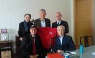 From lower left: Prof. Tony F. Chan, Dr Tin Ka Ping From upper left: Ms Daisy Chan, Mr Sam Tin, Mr Wing Tin