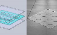 Simulation of the new glass design which allows sound transmission.