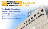 World University Rankings by subject 2020