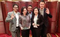 A truly international team formed by five MBA students: Michael Pelosi (Canada), Zhang Jiaying (China), Aman Arora (India), Harsh Mody (India) and Sonia Im (South Korea), won the Client Prompt & Championship at the USC Marshall Global Consulting Challenge in the US.