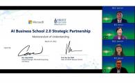 HKUST and Microsoft Hong Kong Sign MOU for AI Business School 2.0 Strategic Partnership