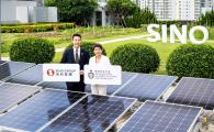 Prof. Irene Lo of HKUST (right) and Mr. David Ng of Sino Group (left) at Sino’s Skyline Tower in Kowloon Bay.