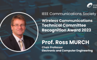 穆乐思教授在无线与移动通讯理论、系统和网络具有高度知名度和贡献良多，获得嘉许。