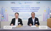 Prof. Jack Cheng (left), Director of HKUST BIM Lab and Associate Head & Professor of Civil and Environmental Engineering Department, and Mr. Rankin Ng (right), CEO of Modern Living Investments Holdings Limited and Director of Modern Proptech Limited, signed a memorandum of understanding on developing digital twin-based property management technology on December 18, 2023. 