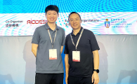 Prof. Tu Fengbin (left) and Prof. Xie Yuan (right) have been devoted to researching and developing the groundbreaking technology of the Reconfigurable Digital Computing-In-Memory AI chip (ReDCIM).