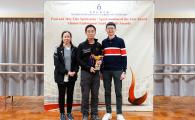 Prof. Mansun Chan (center) received the Staff Sportsman Award of the Paul and May Chu Sportsman/Sportswoman of the Year Award 2022-23.