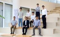 Dean of Engineering Prof. Hong K. Lo (front row, center) and his research team members