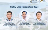 Three HKUST Engineering Scholars Named Highly Cited Researchers 2024 by Clarivate