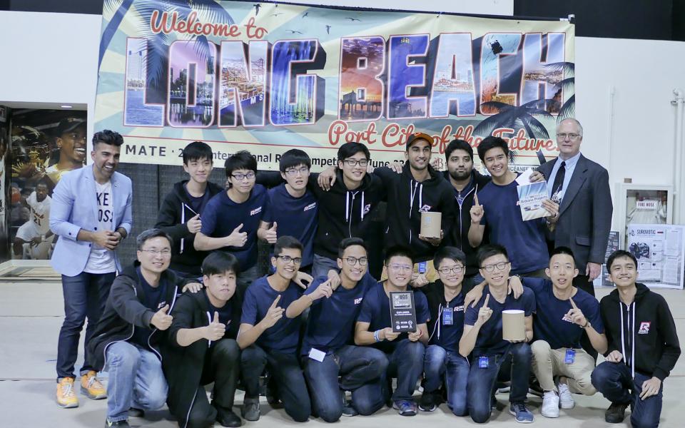 HKUST ROV Team Seized Asia's First Championship in MATE International ROV Competition 2017