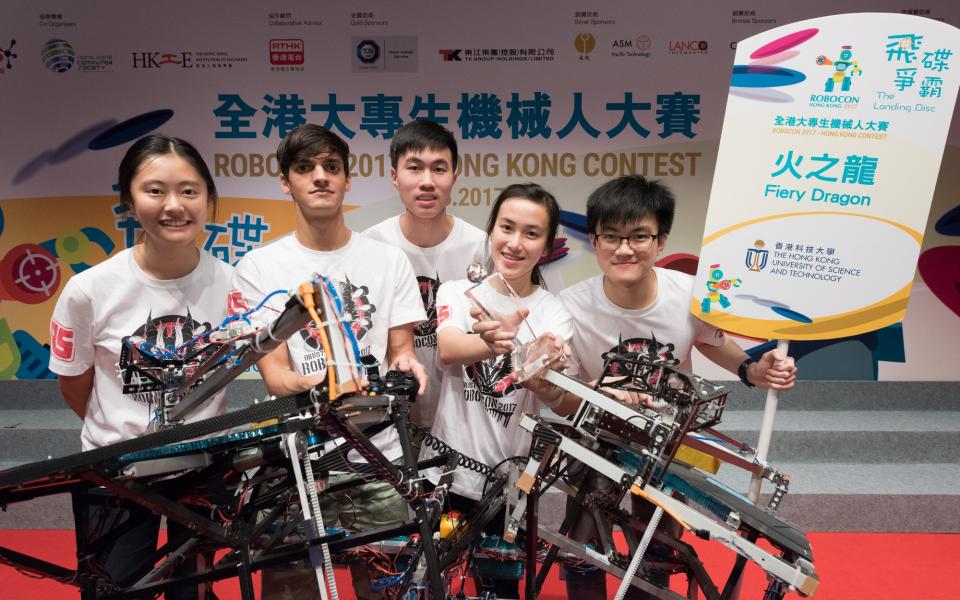 HKUST Named Champion of Robocon 2017 Hong Kong Contest – Eighth Victory Since 2004