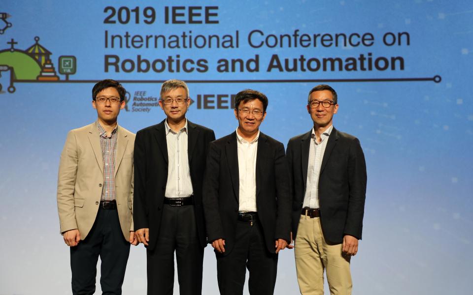 (From left) Prof. Seo Jungwon, Prof. Michael Wang, Prof. Li Zexiang and Prof. Frank Park