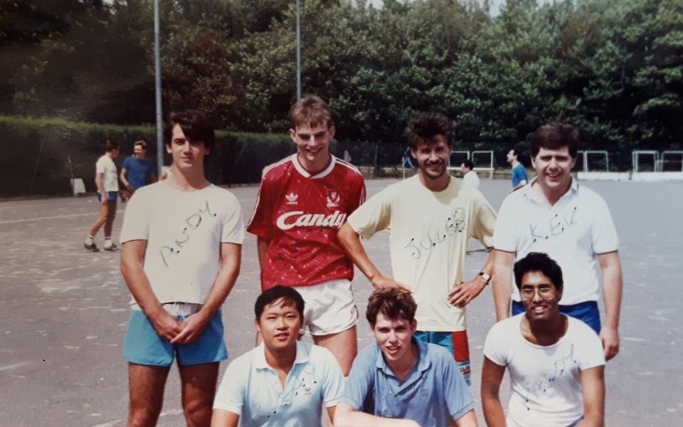 Working hard and playing hard – PhD years of Prof. So (left, front row) at the Institute of Sound and Vibration Research at the University of Southampton, England.