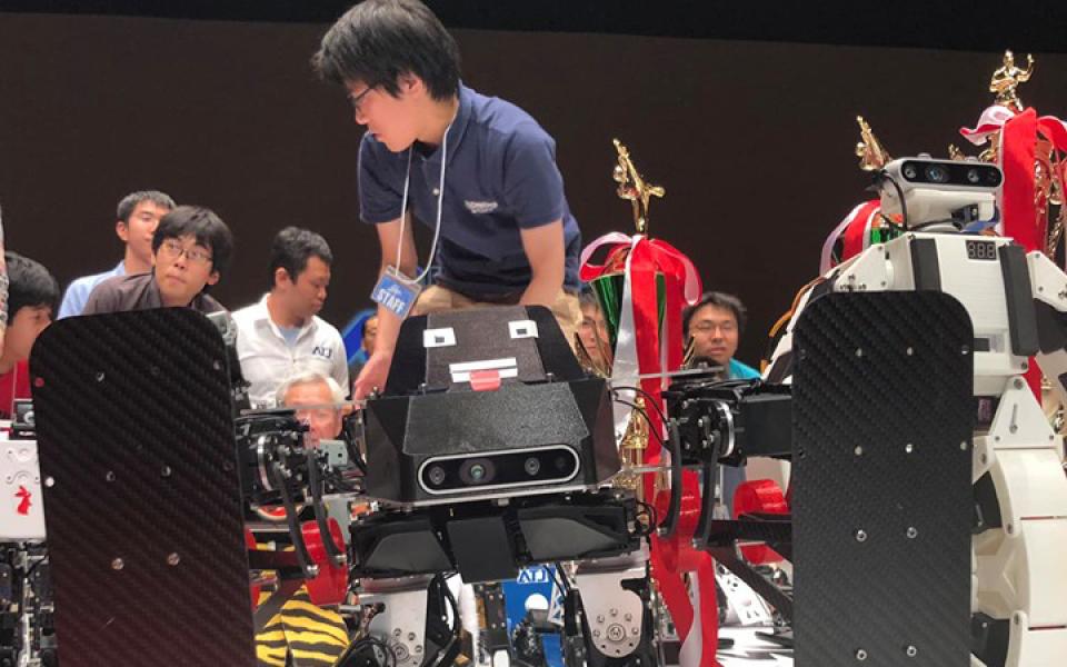 HKUST Won 1st Runner-up and Dynamizer Award in Debut Participation in ROBO-ONE.