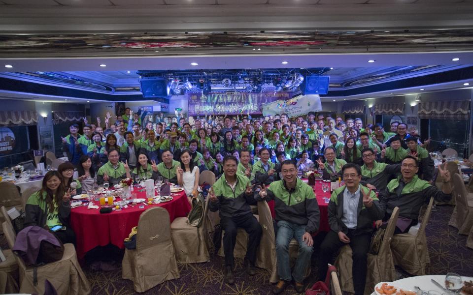 Staff gathering at Chun Wo