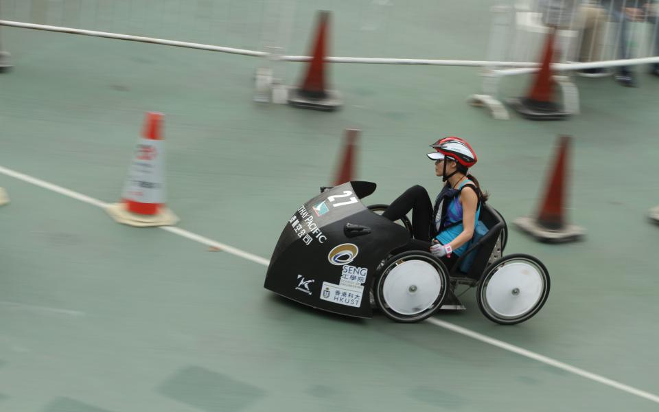  Pedal kart in action