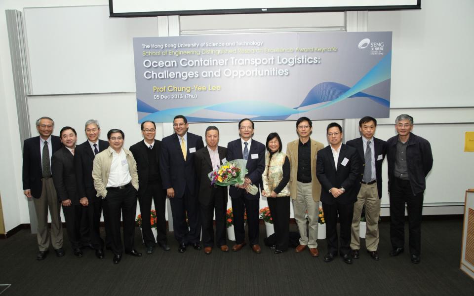 Prof and Mrs Chung-Yee Lee, Dean and Associate Deans of Engineering, Department Heads, faculty members, industry representatives and members of the academic community  