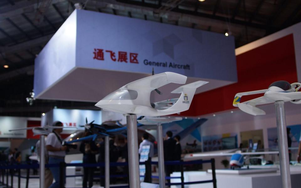 1:10 scaled model displayed at the 10th Airshow China in Zhuhai 