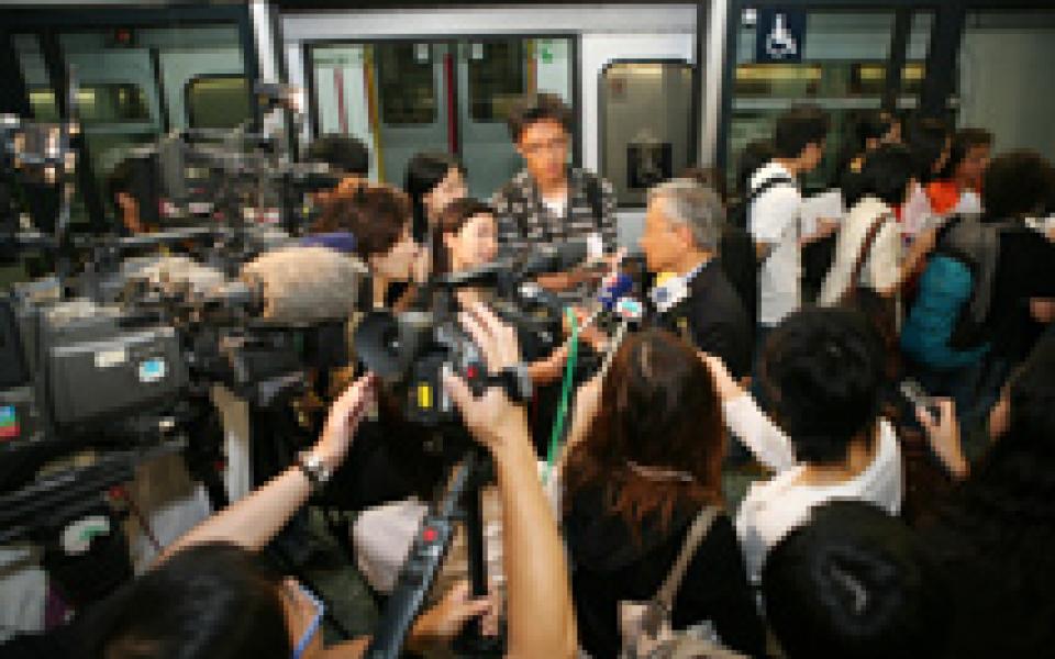 Prof Philip Chan answered questions from reporters