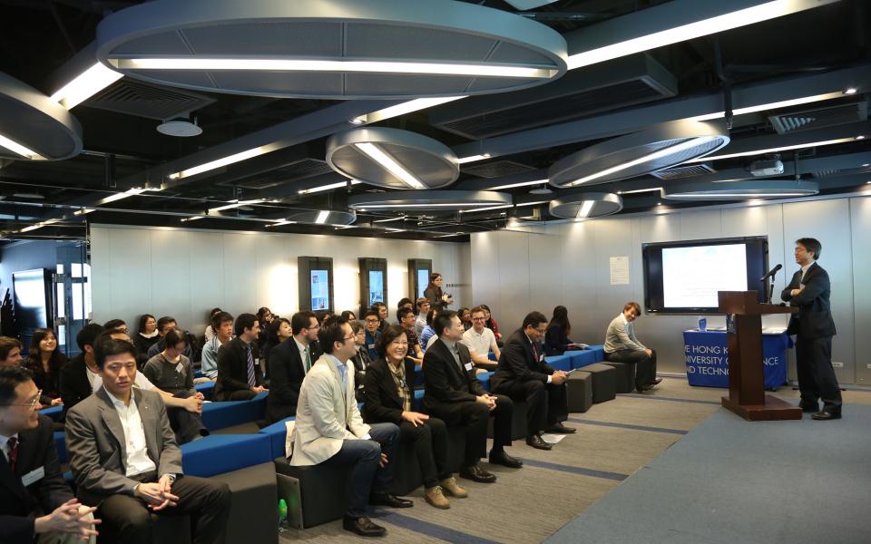 Prof Joseph Lee, Vice-President for Research & Graduate Studies, marked the opening of the Award Ceremony of Google Solve For X HKUST Competition.  