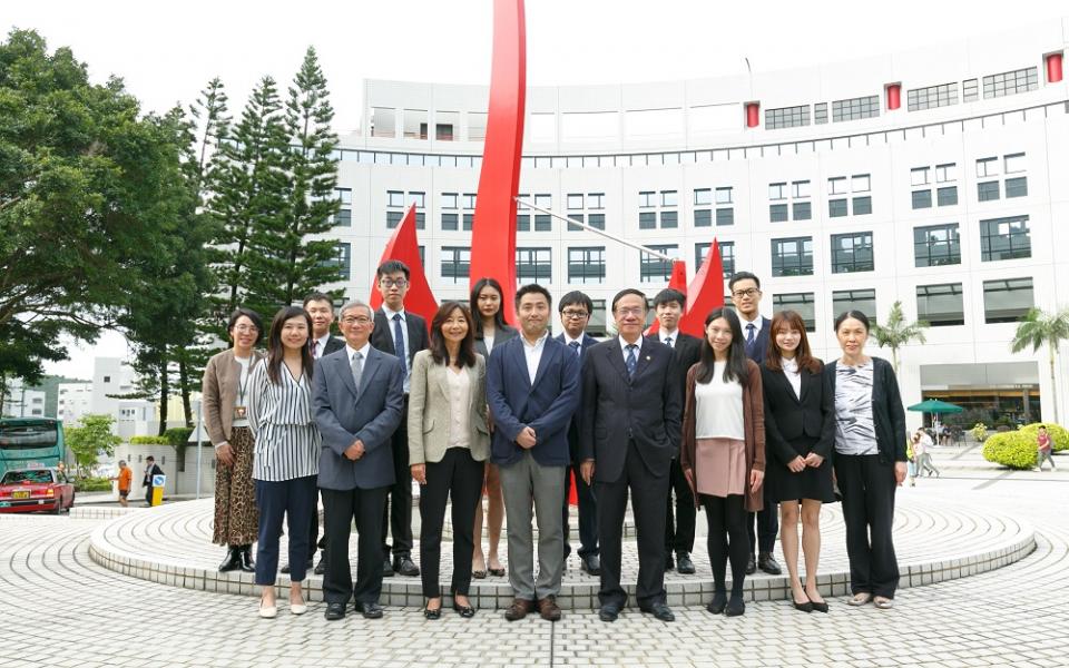 A Group photo at the iconic “Red Bird Sundial”