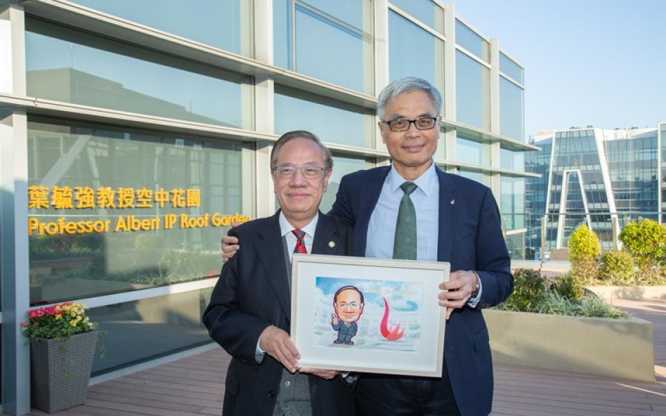 Professor Albert IP Roof Garden Unveiled