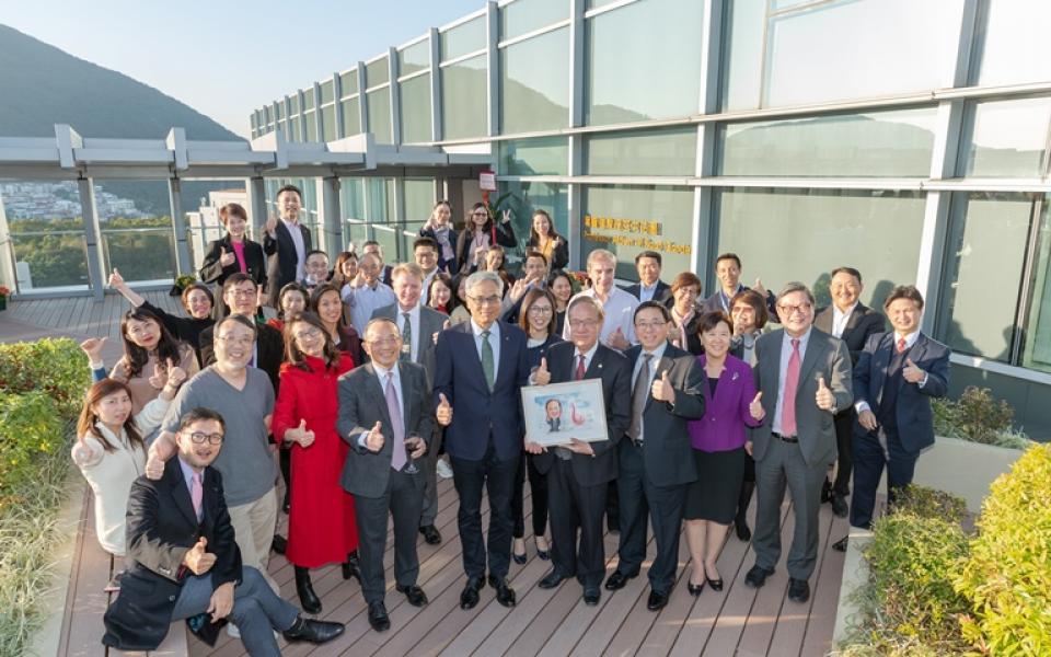 Professor Albert IP Roof Garden Unveiled