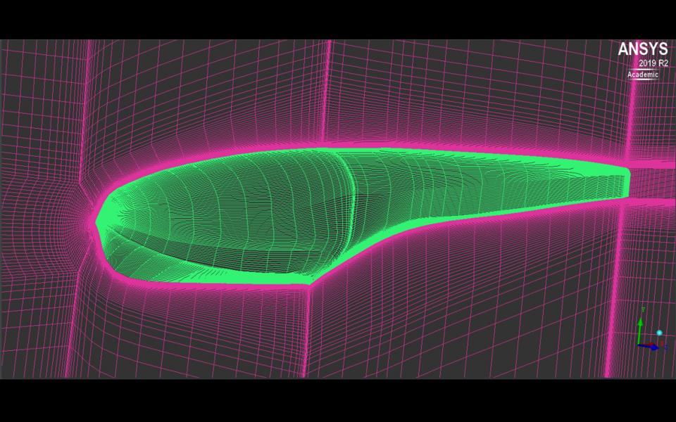 A computational fluid dynamics (CFD) simulation of an aircraft hull, which has the advantage of being more affordable and scalable.