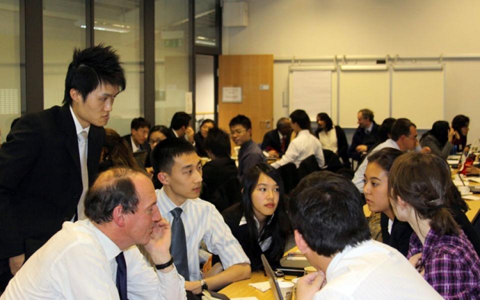Dual Degree students participate in a unique international business plan competition in London