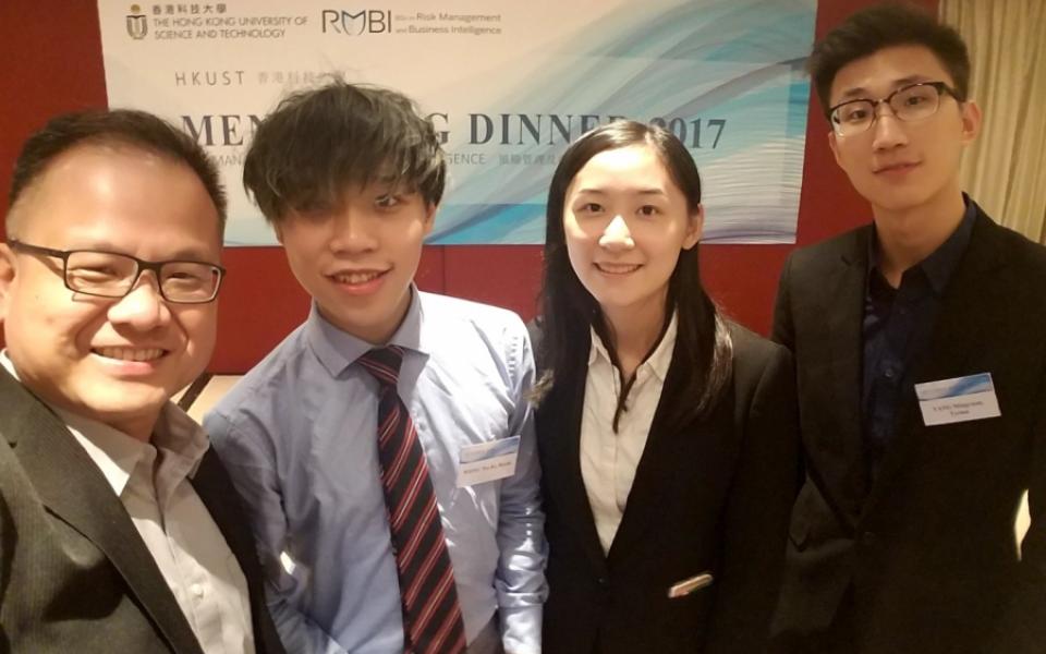 Let’s selfie! (Mentor on the left: Mr Vincent TAM, Assistant General Manager, Corporate and Talent Development, New World Development Company Limited)