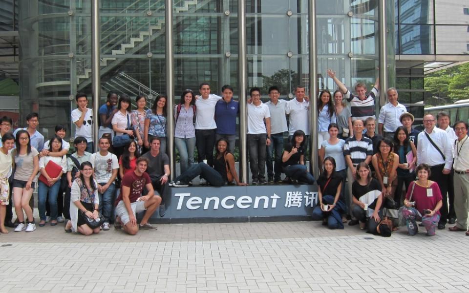 Company visit to Tencent in Guangdong