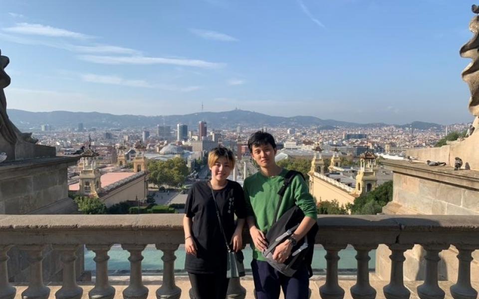 Kirsi FAN and Michael WANG also took the chance to look around Barcelona