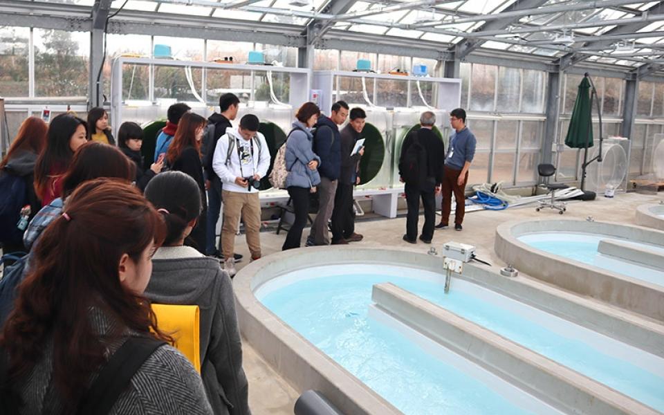 Students visited Jeju Research Institute of Korea Institute of Ocean Science and Technology (KIOST) to learn more about oceanic scientific knowledge and research