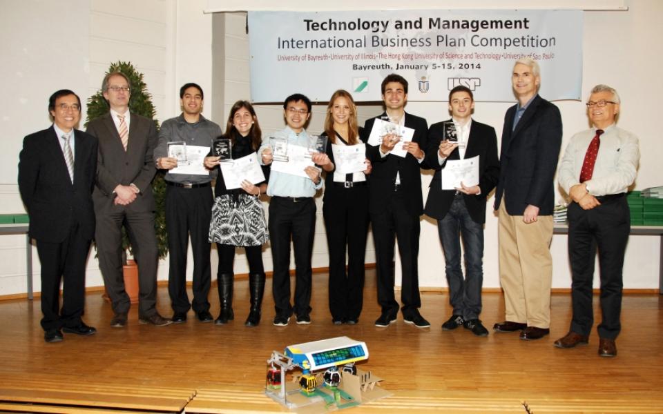 Technology and Management International Business Plan Competition 2014 in Bayreuth, Germany