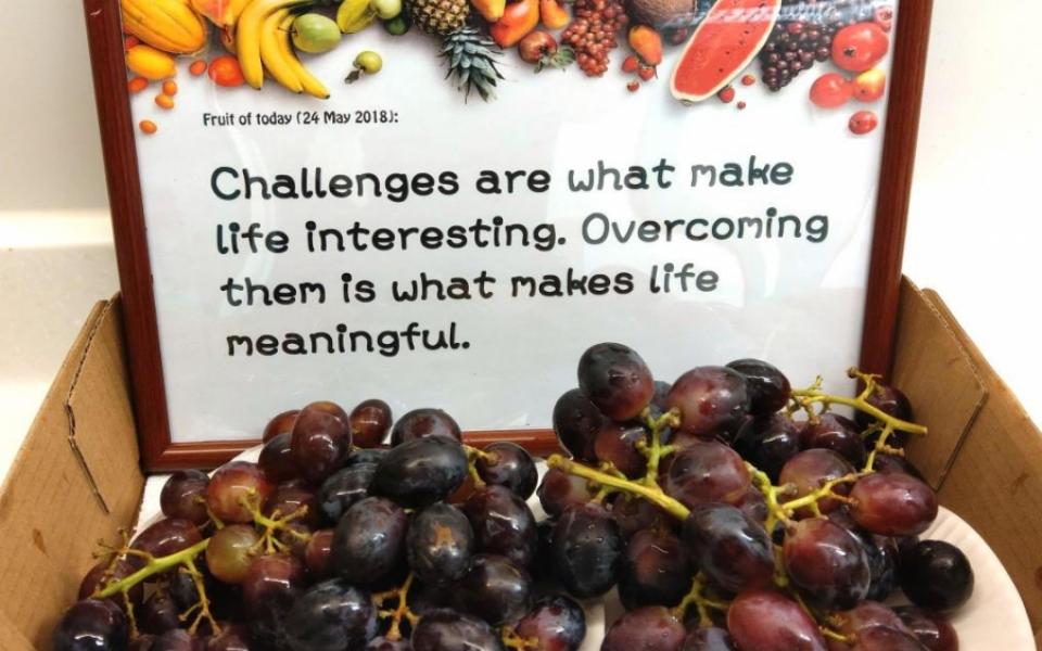 Day 6 (May 24) - Challenges are what make life interesting. Overcoming them is what makes life meaningful