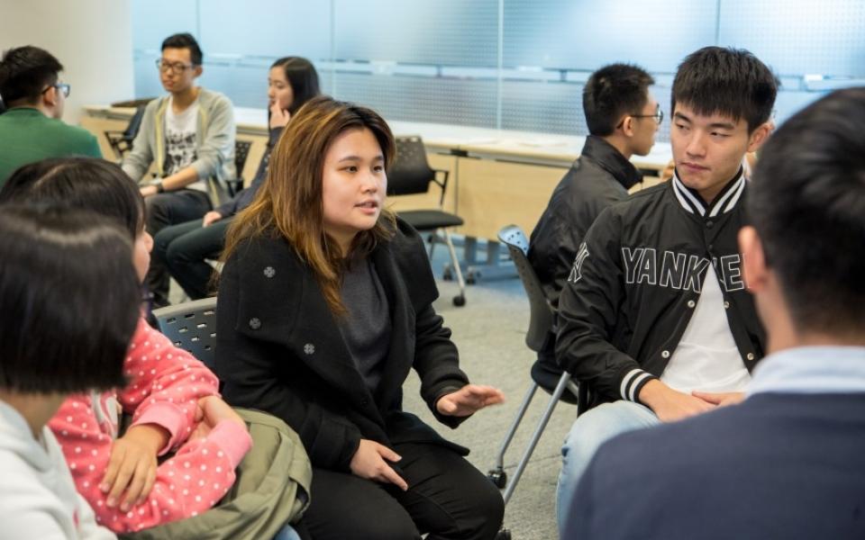 Current IPO and alumni shared more about the study tips, their university life and career prospects in groups with secondary students