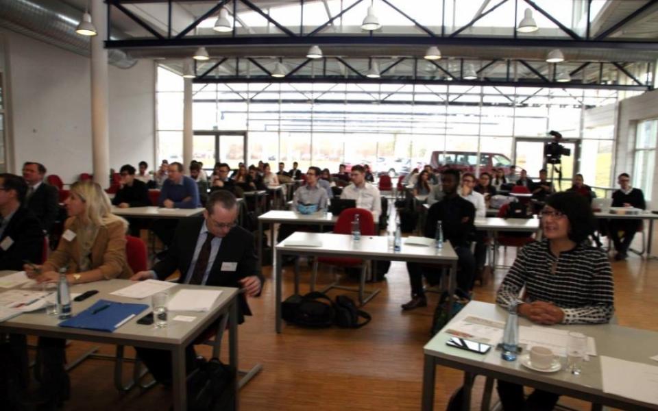 Final presentation in the auditorium of University of Bayreuth