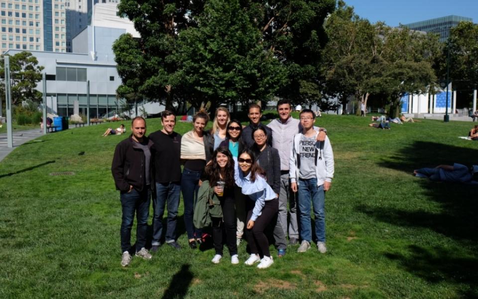 Abby YAO (right, 1st row) and her colleagues of Comet Labs