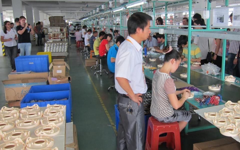 Factory visit in China