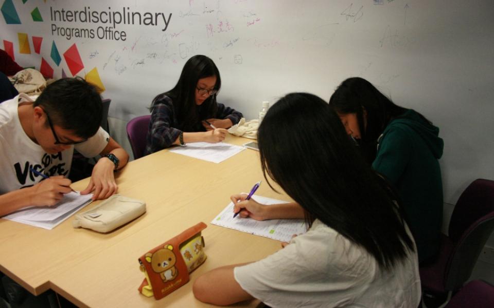 Students filled in the self-report questionnaires