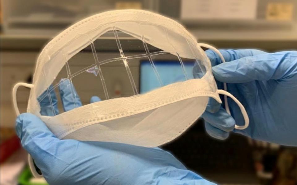 The face mask built with the new nano material is not only transparent and breathable, but is also highly efficient against virus and bacteria