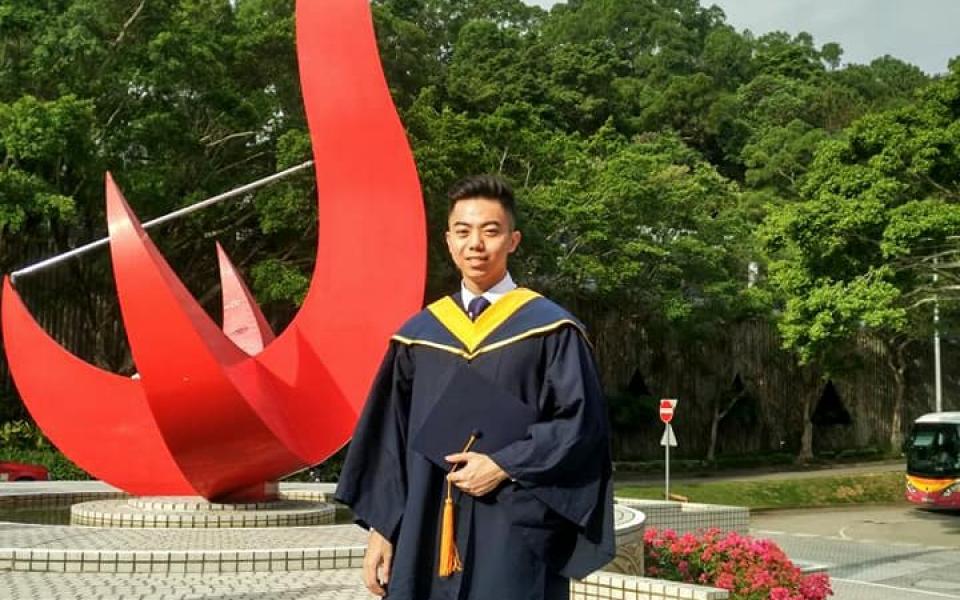 本科毕业后，Han接着于2017年在港科大完成机械工程哲学硕士学位。   