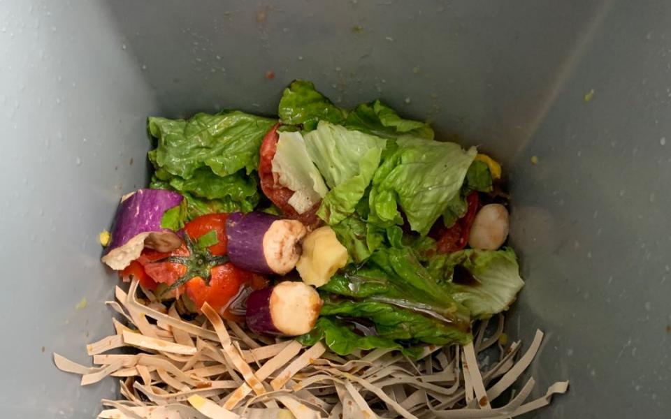 Several trial runs where held in the summer to experiment with different combinations of composting ingredients. 