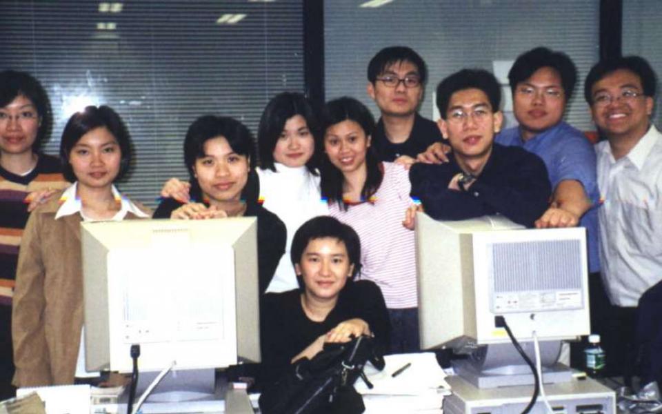 Young Tim Leung and friends at HKUST