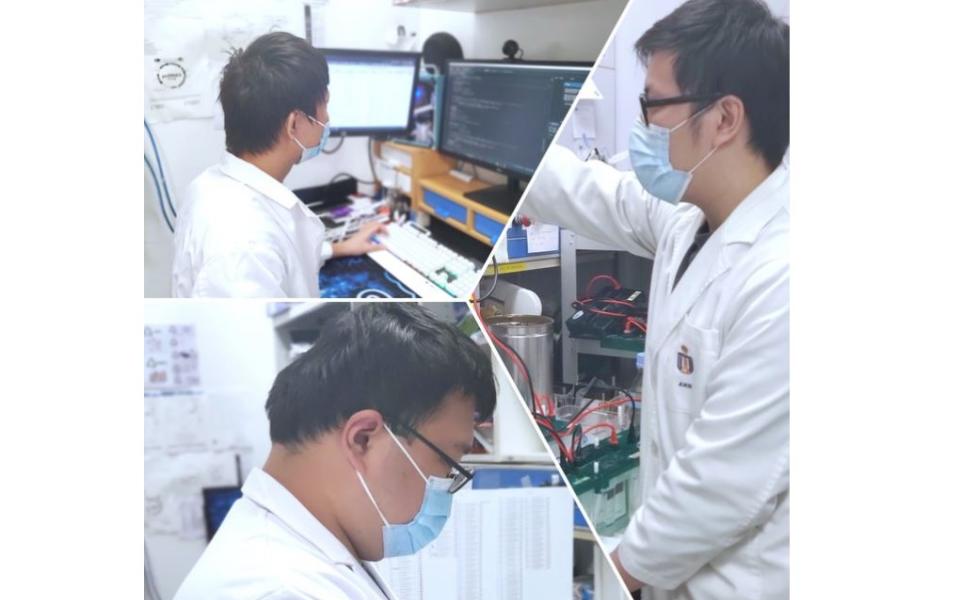 Trung Duc NGUYEN (upper left), Tam Anh TRINH (right), and Sheng BAO (lower left) are the co-first authors.