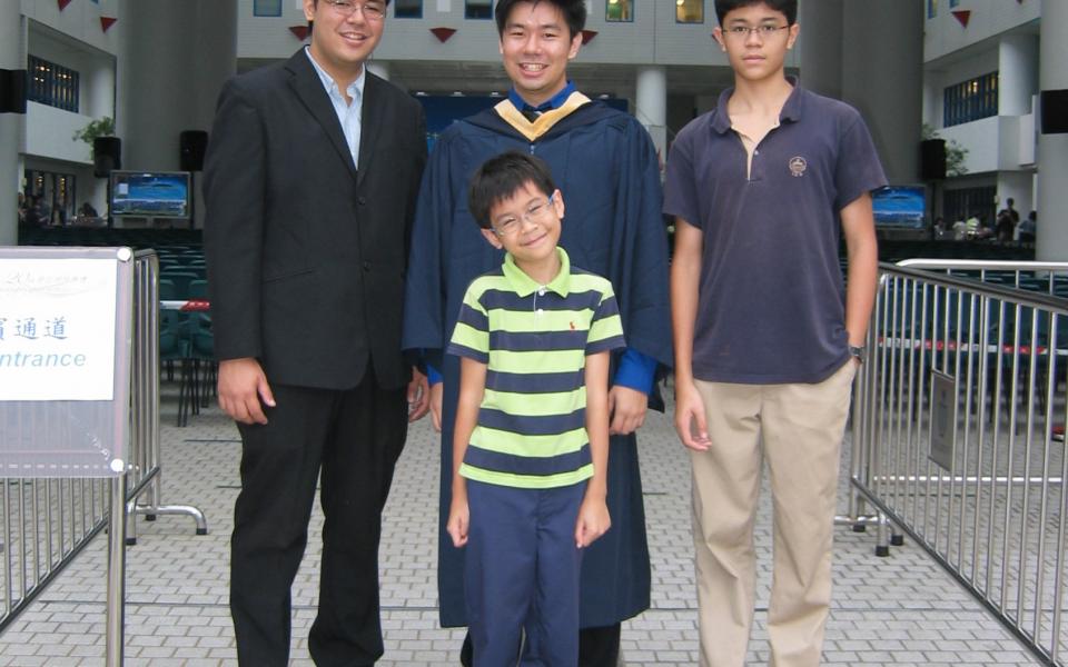 Prof. Lau's four sons